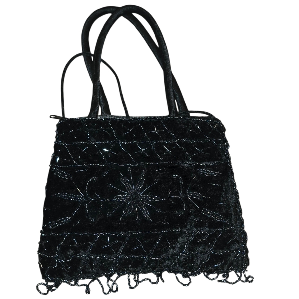 Elegant Beaded Clutch Handbag